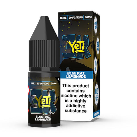 Yeti 3k Bar Salt Blue Raz Lemonade 10ml Nic Salt