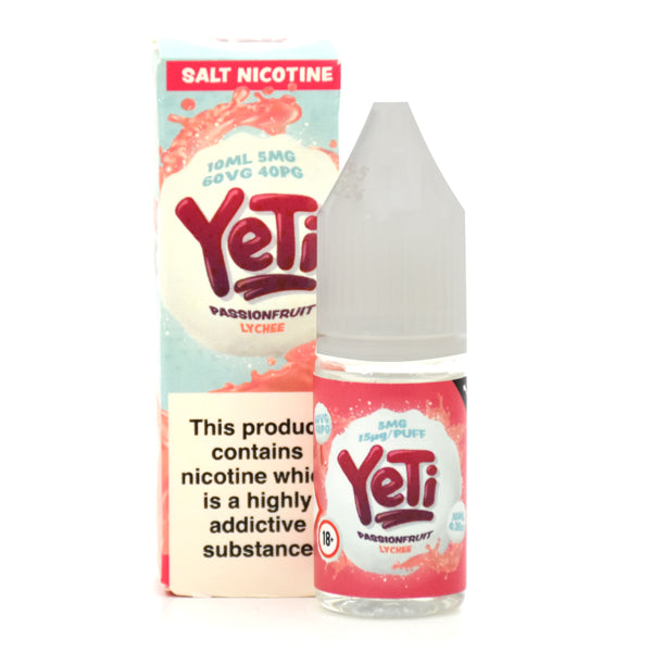 Passionfruit Lychee Nic Salt by Yeti - Nic Salts UK