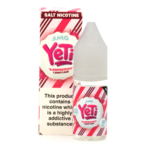 Raspberry Candy Cane Nic Salt by Yeti - Nic Salts UK