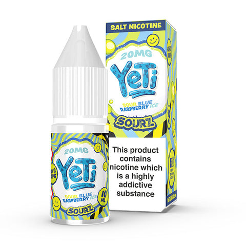 Yeti Sourz Blue Raspberry Ice 10ml Nic Salt
