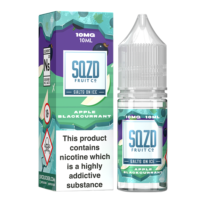 SQZD Apple Blackcurrant ON Ice 10ml Nic Salt