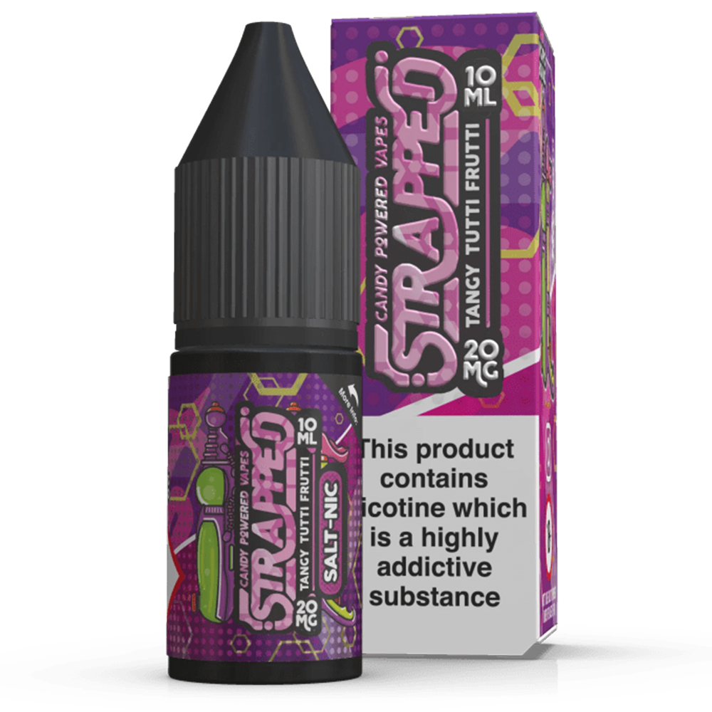 Strapped Tangy Tutti Frutti 10ml Nic Salt E-Liquid