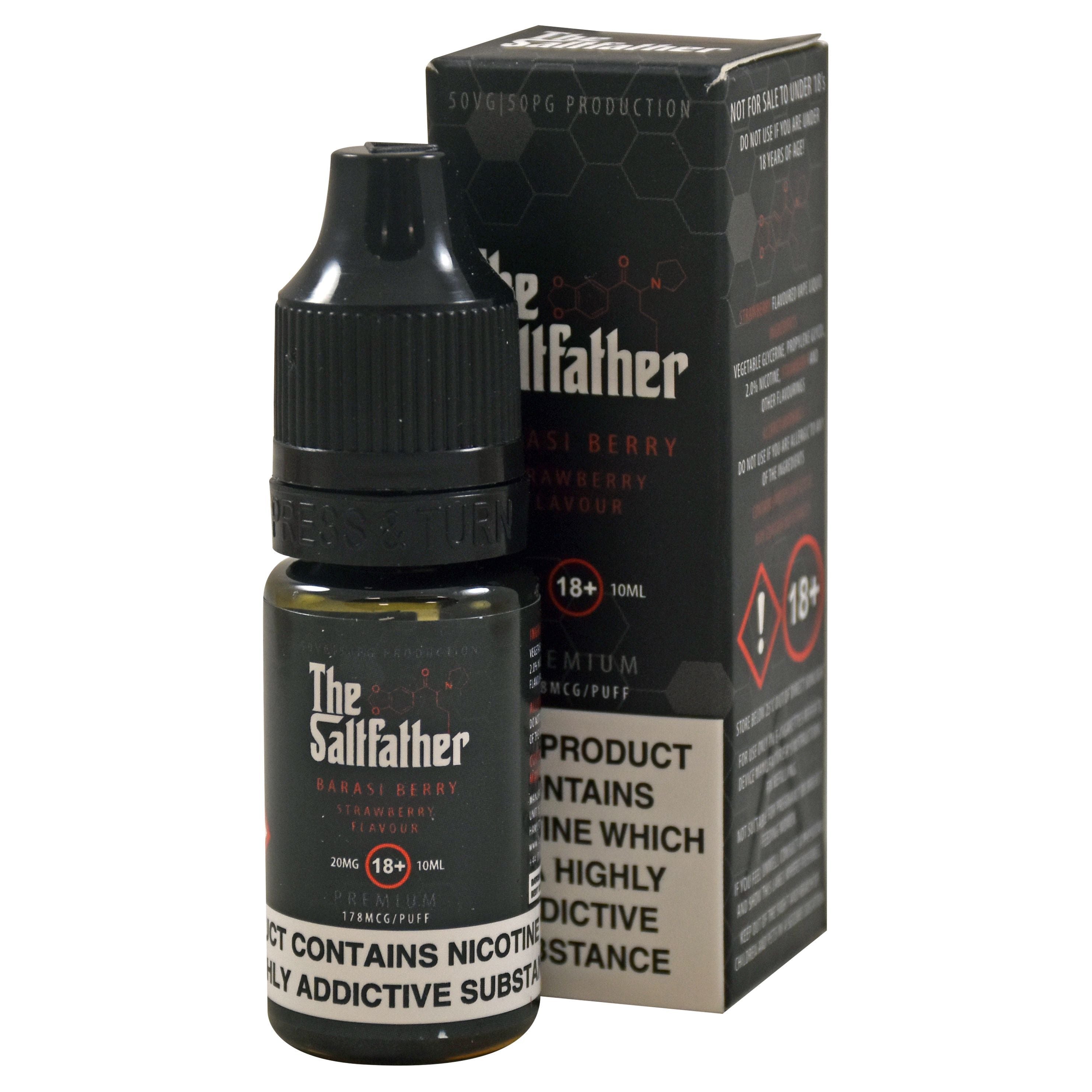 Flawless The Saltfather: Barasi Berry 20mg 10ml Nic Salt E-Liquid