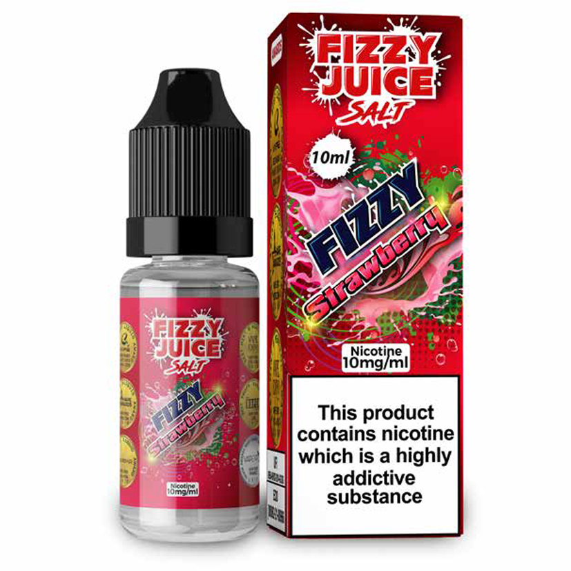 Fizzy Juice Strawberry 10ml Nic Salt - 10mg