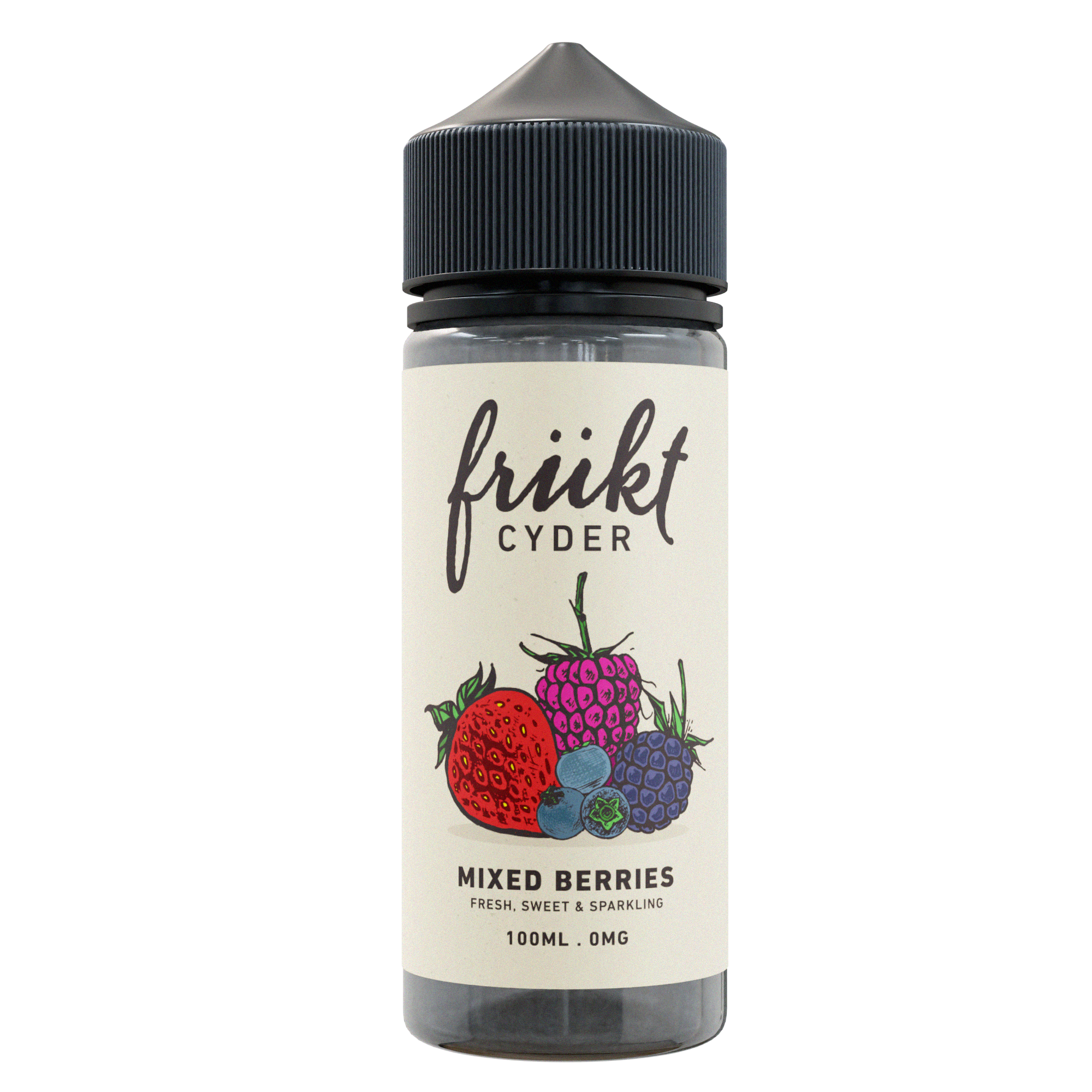 Frukt Cyder Mixed Berries 0mg 100ml Shortfill