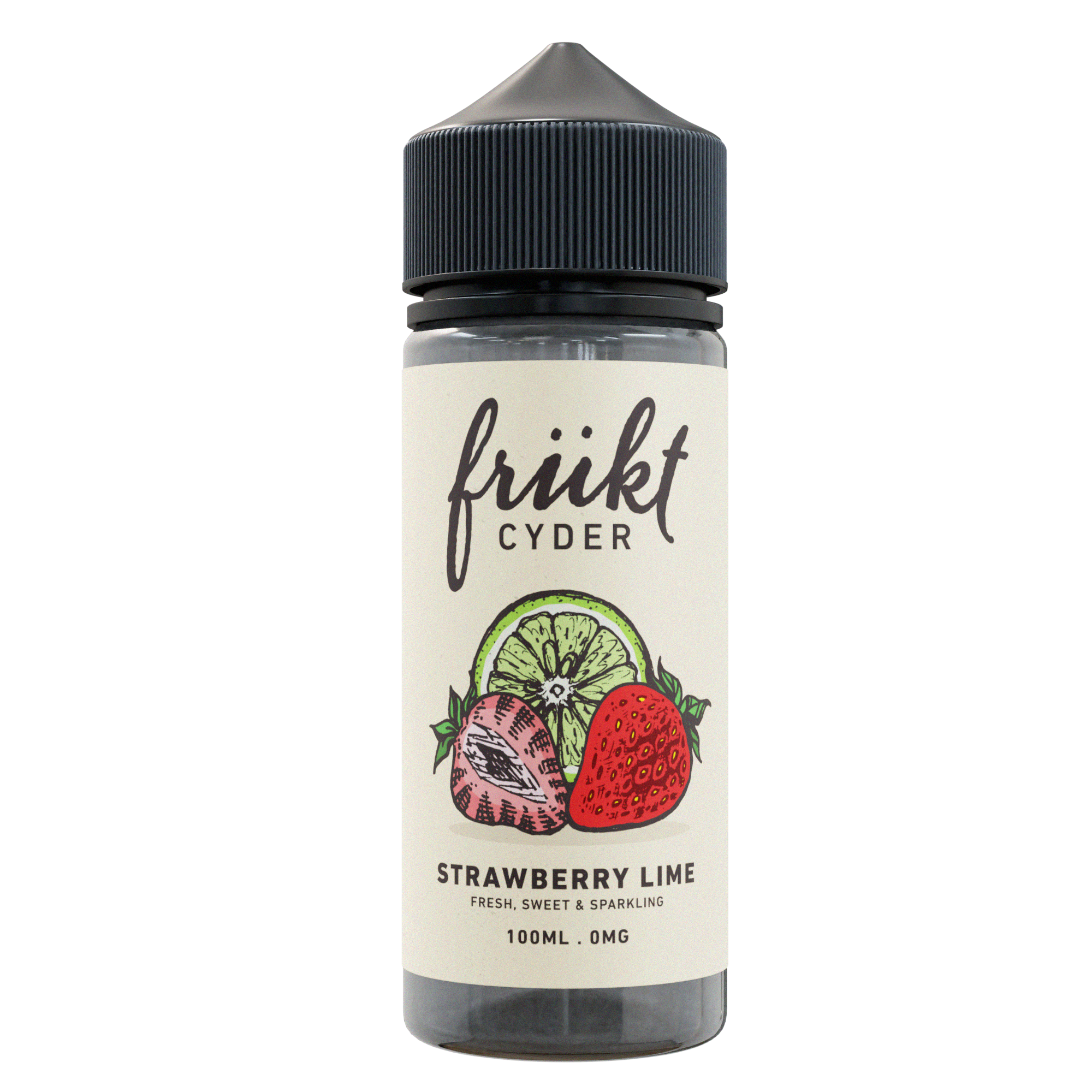 Frukt Cyder Strawberry Lime 0mg 100ml Shortfill