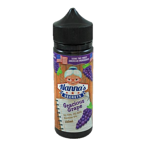 Nanna's Secret Gracious Grape 0mg 50ml Shortfill E-Liquid
