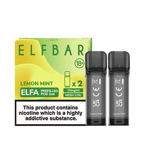 Elf Bar Elfa Prefilled Pods 2pcs Lemon Mint