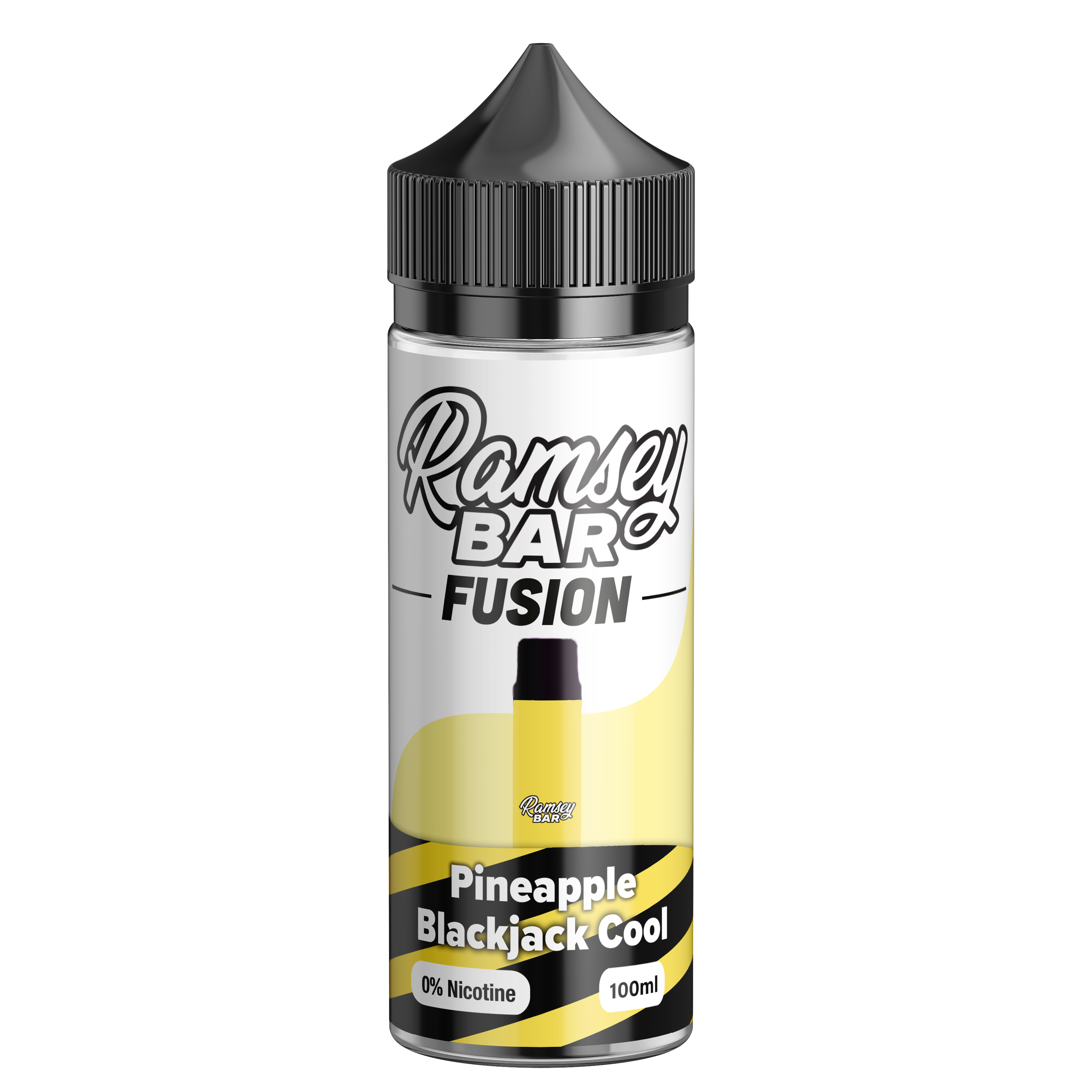 Ramsey Bar Fusion Pineapple Blackjack Cool 100ml Shortfill E-Liquid