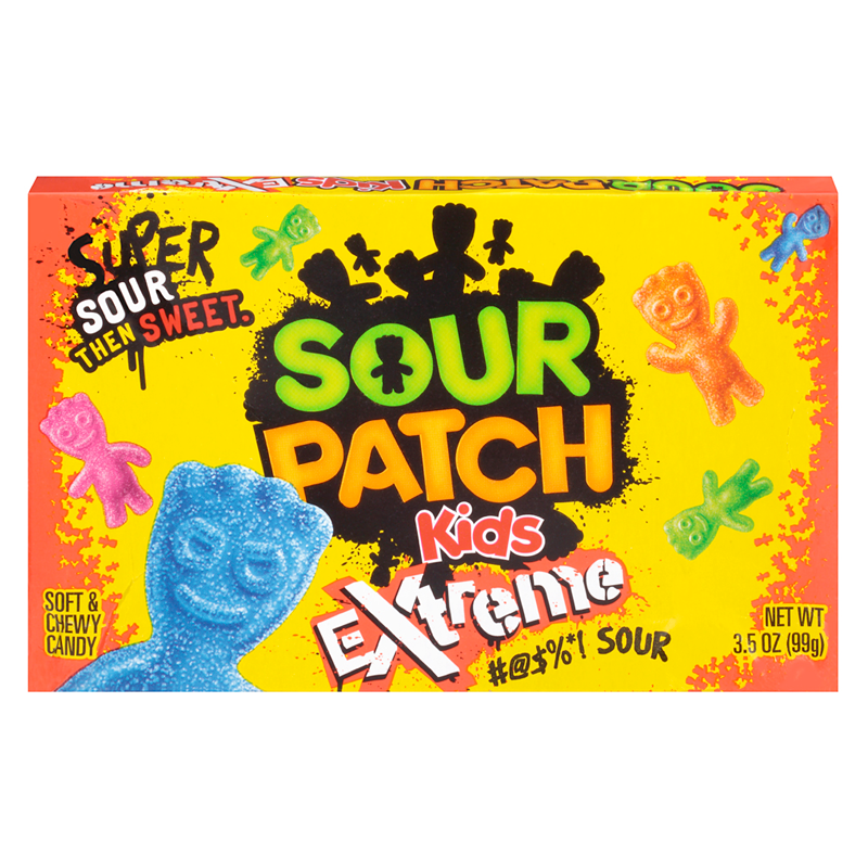 Sour Patch Extreme Theatre Box 3.5oz - 12ct