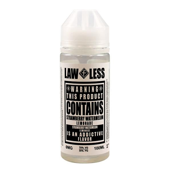 Flawless Law Less: Warning Strawberry Watermelon Lemonade 0mg 100ml Shortfill E-Liquid