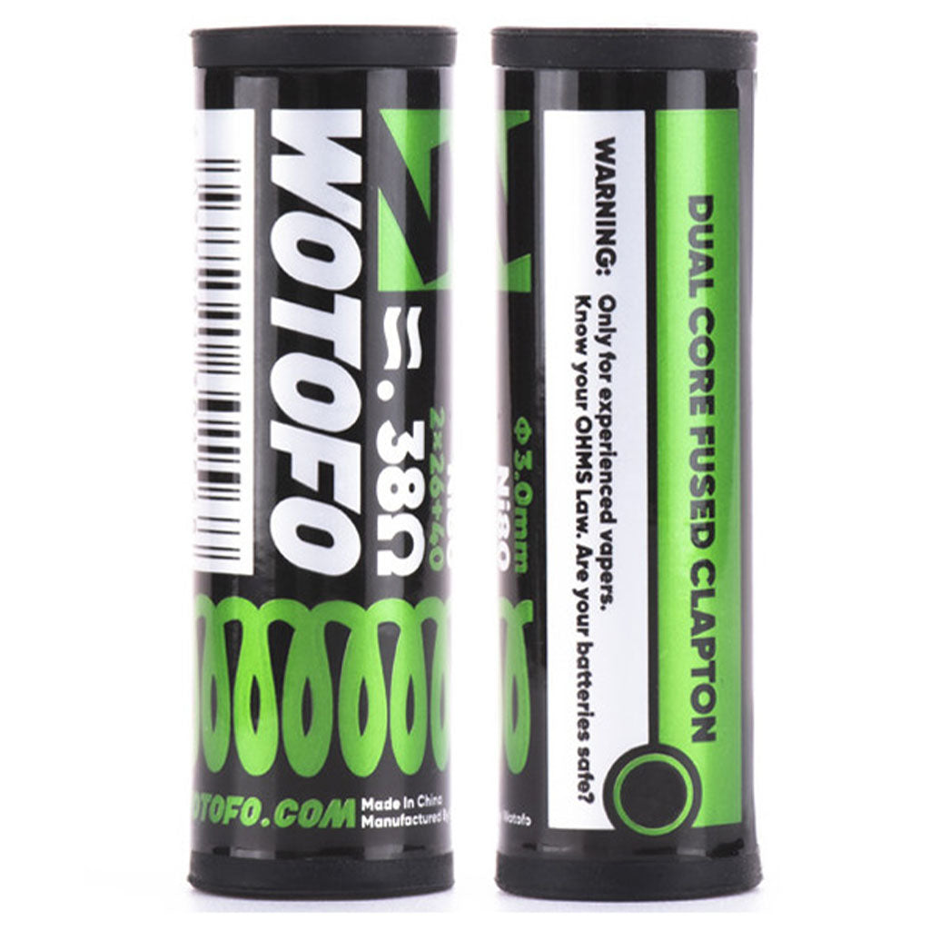 Wotofo Dual Core Fused Clapton Ni80 3.00mm - 0.38Ω 5pcs
