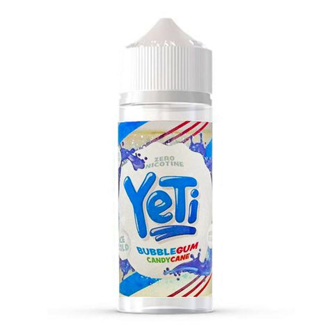Yeti Candy Cane Bubblegum 100ml Shortfill