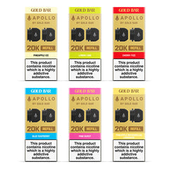 Gold Bar Apollo Prefilled Pods