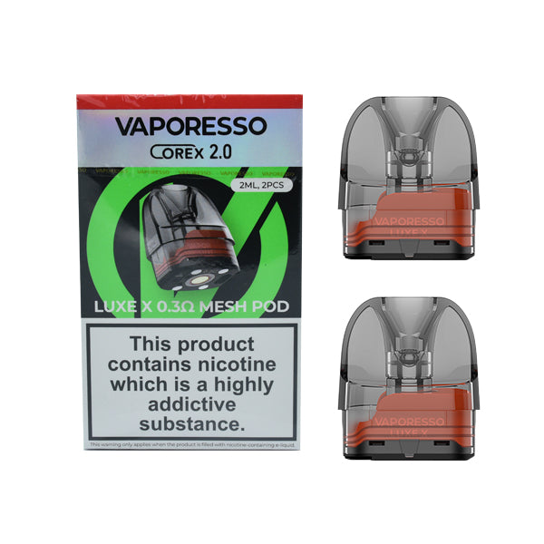 vaporesso luxe 2 pods Vaporesso LUXE X Corex 2.0 Pods 2pk
