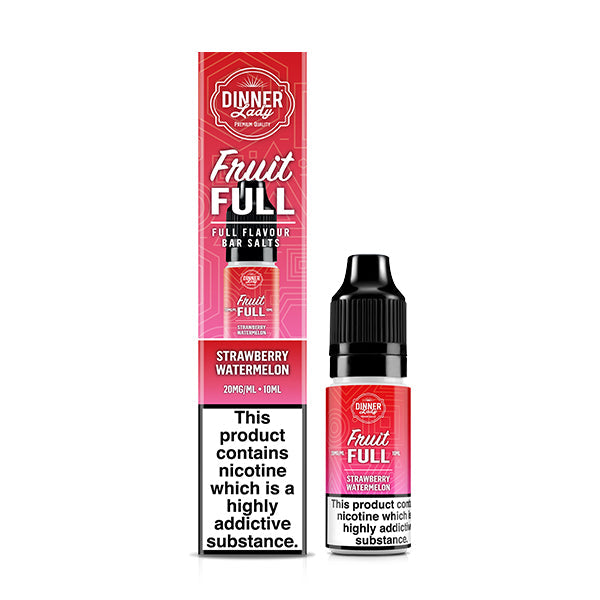 Dinner Lady Fruit Full Strawberry Watermelon 10ml Nic Salt