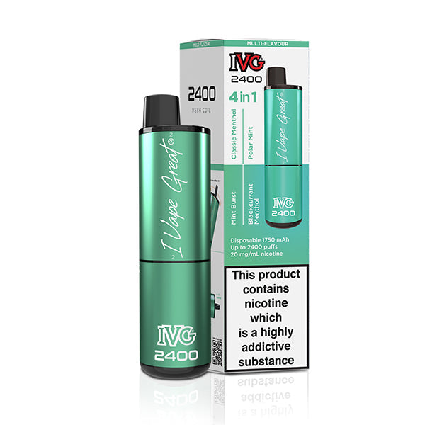 IVG 2400 Disposable Vape Device - Menthol Edition