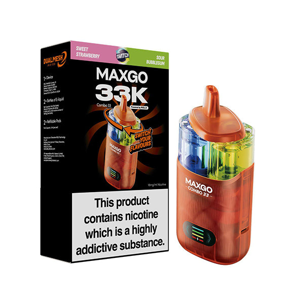 RELX Maxgo Combo 33K Prefilled Vape Kit