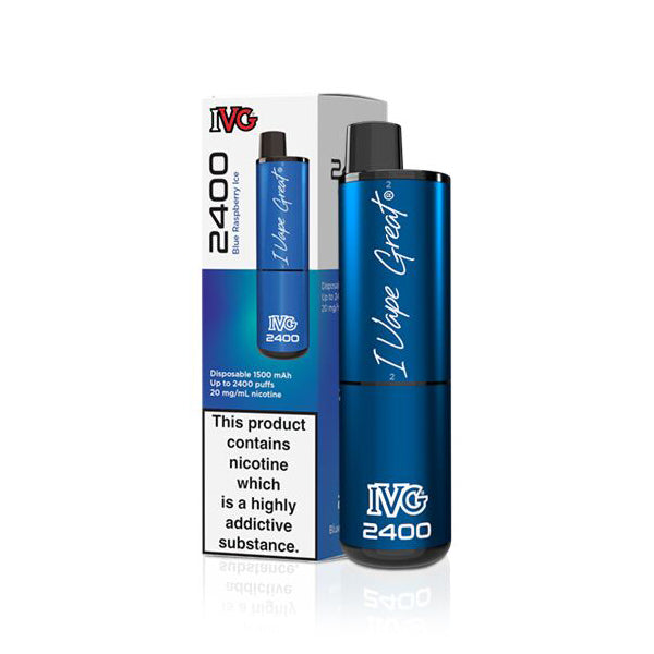 IVG 2400 Disposable Vape Device - Blue Raspberry