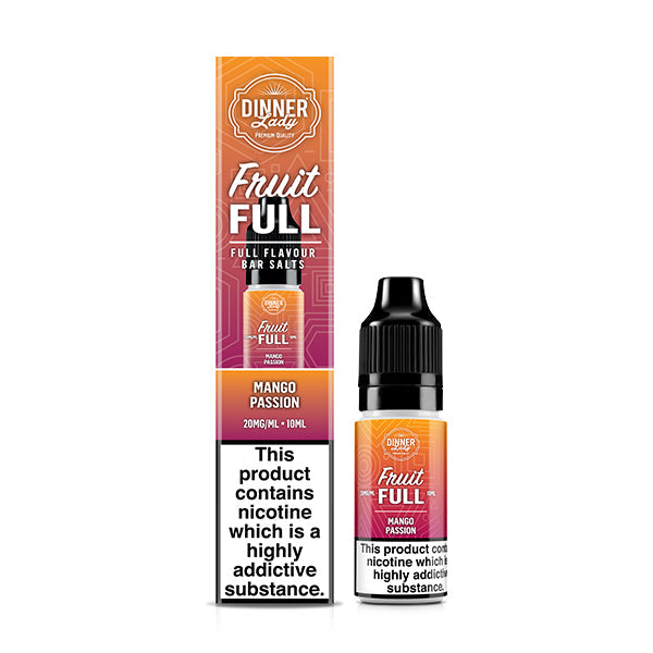 Dinner Lady Fruit Full Mango Passion 10ml Nic Salt