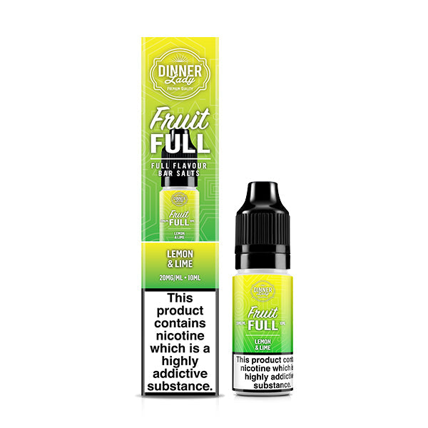 Dinner Lady Fruit Full Lemon Lime 10ml Nic Salt