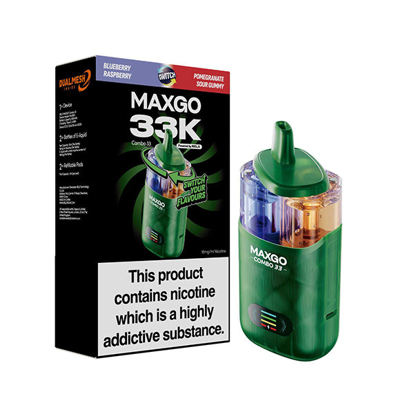RELX Maxgo Combo 33K Prefilled Vape Kit