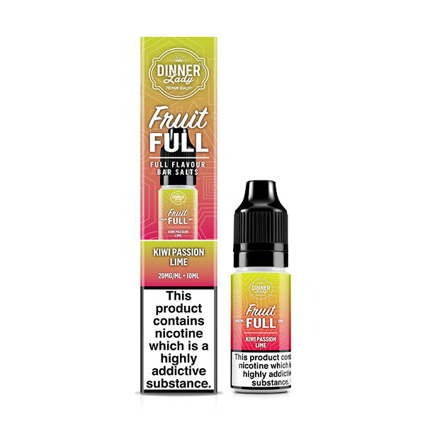 Dinner Lady Fruit Full Kiwi Passion Lime 10ml Nic Salt