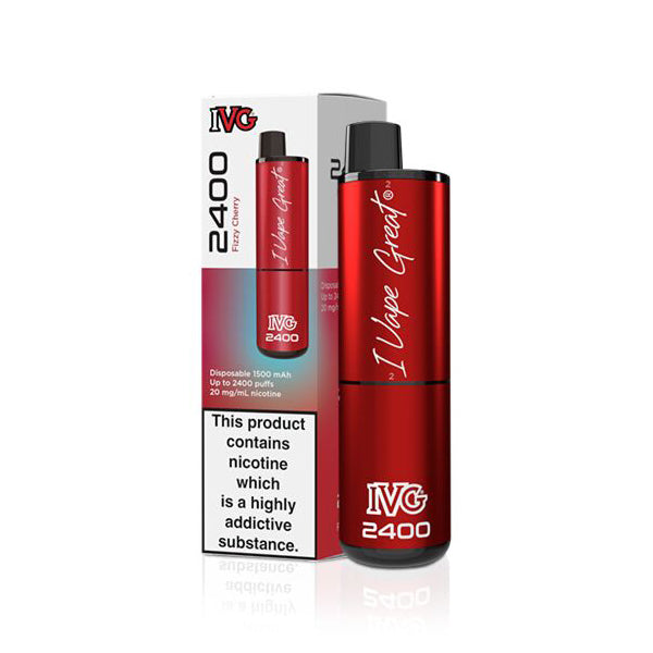 IVG 2400 Disposable Vape Device - Fizzy Cherry