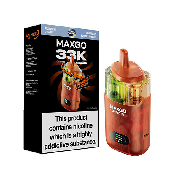 RELX Maxgo Combo 33K Prefilled Vape Kit