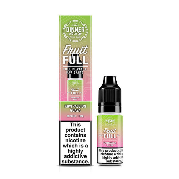 Dinner Lady Fruit Full Kiwi Passion Guava 10ml Nic Salt