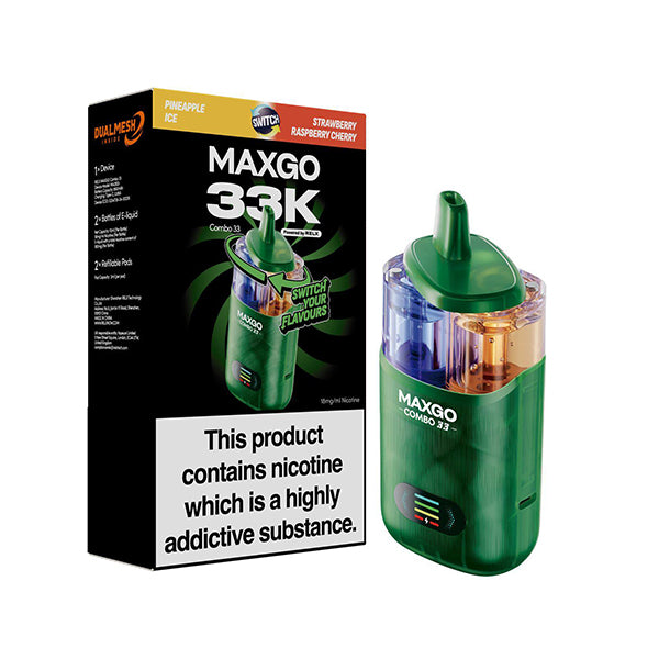 RELX Maxgo Combo 33K Prefilled Vape Kit