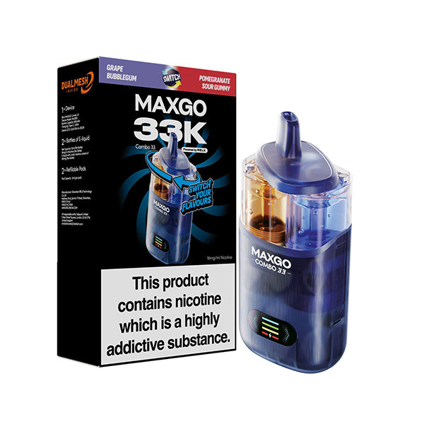RELX Maxgo Combo 33K Prefilled Vape Kit