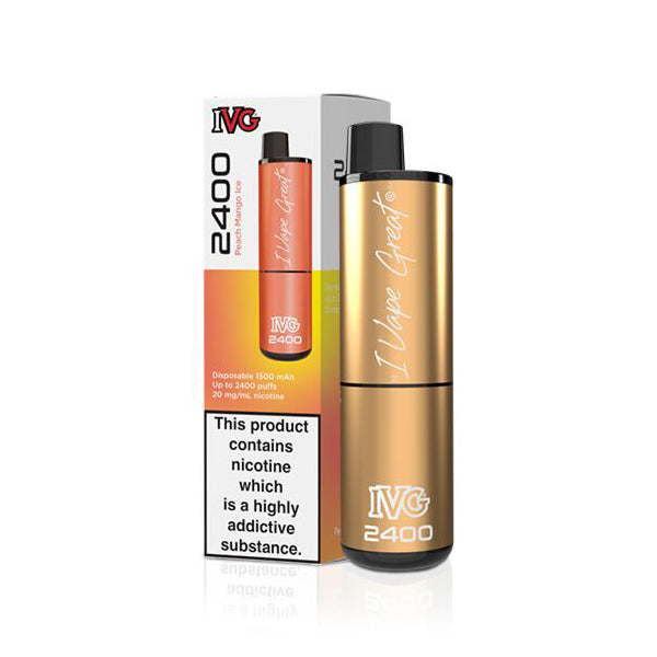 IVG 2400 Disposable Vape Device - Peach Mango