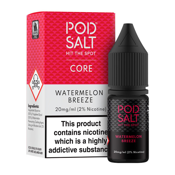 Pod Salt Watermelon Breeze 10ml Nic Salt