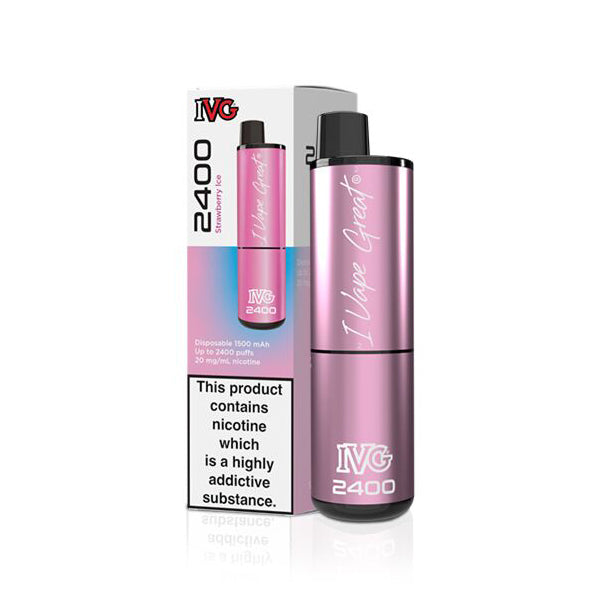 IVG 2400 Disposable Vape Device - Strawberry