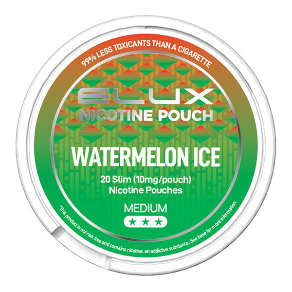 Elux Watermelon Ice Nicotine Pouches - 10mg