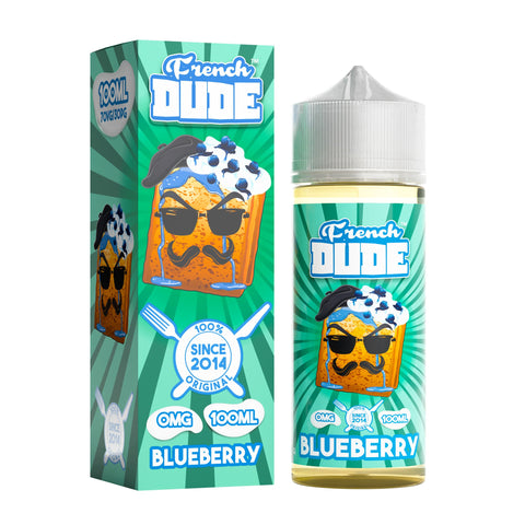 French Dude Blueberry 100ml Shortfill