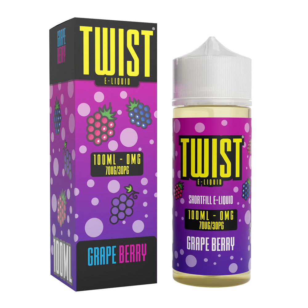 Twist E-Liquid Grape Berry 100ml Shortfill