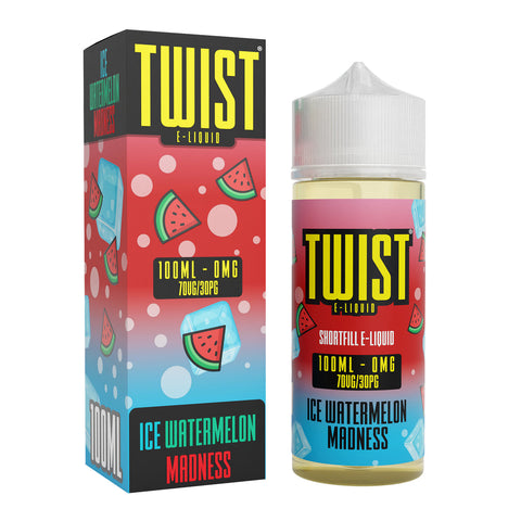 Twist E-Liquid Ice Watermelon Madness 100ml Shortfill