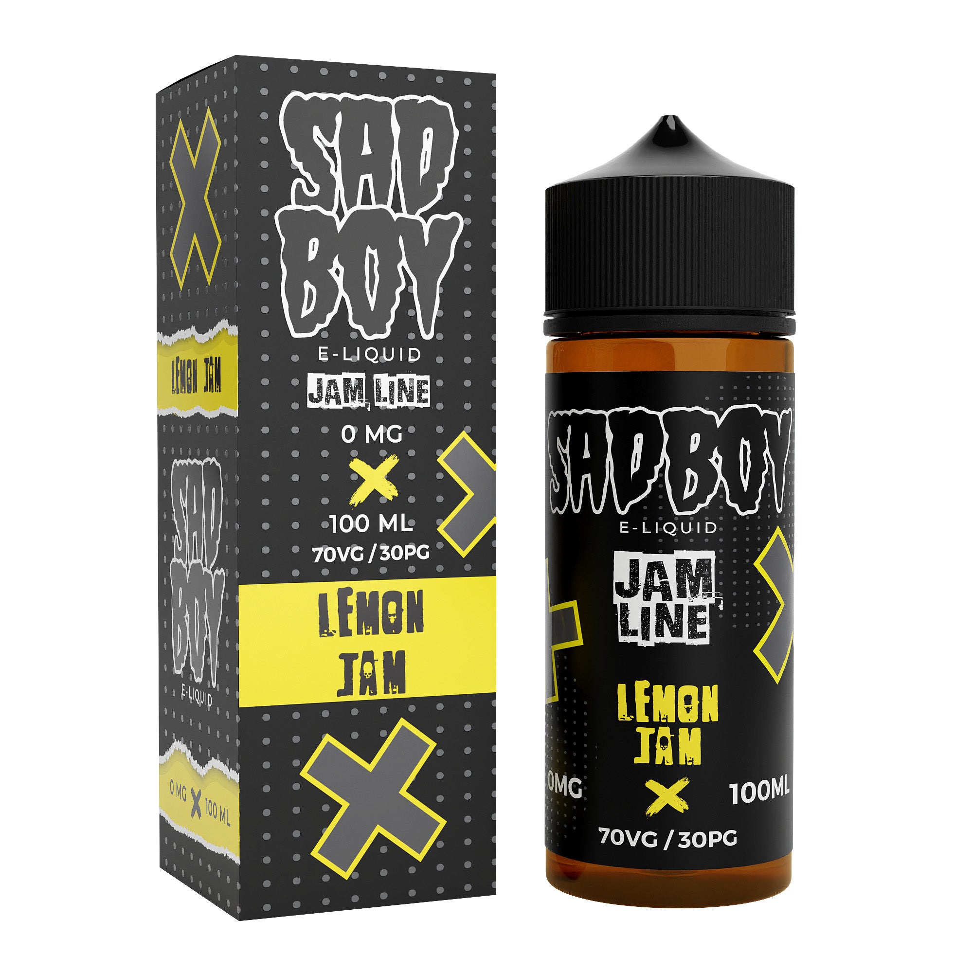 Sadboy Jam Line: Lemon Jam 0mg 100ml Shortfill E-Liquid