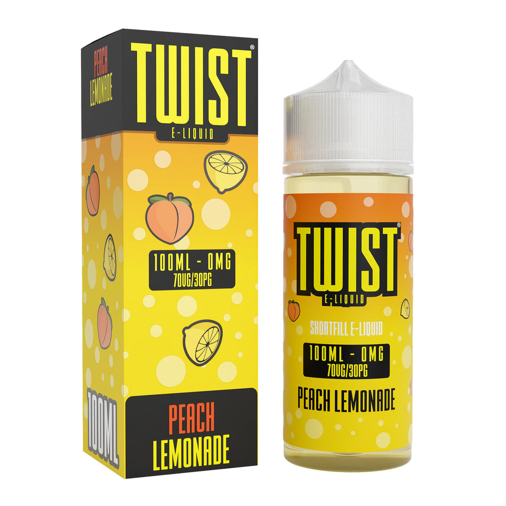 Twist E-Liquid Peach Lemonade 100ml Shortfill