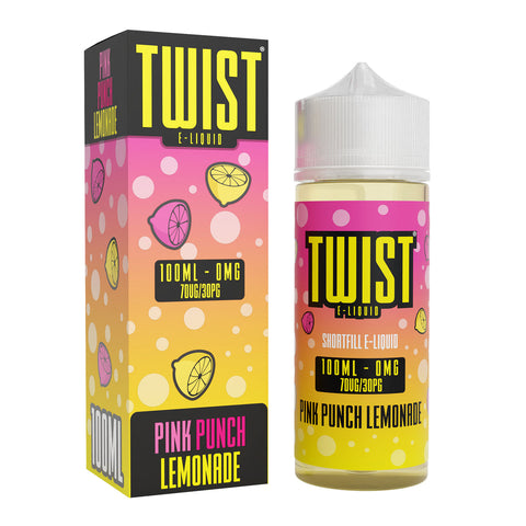 Twist E-Liquid Pink Punch Lemonade 100ml Shortfill