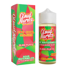 Cloud Nurdz Sour Watermelon Strawberry 100ml Shortfill