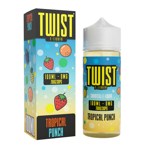 Twist E-Liquid Tropical Punch 100ml Shortfill