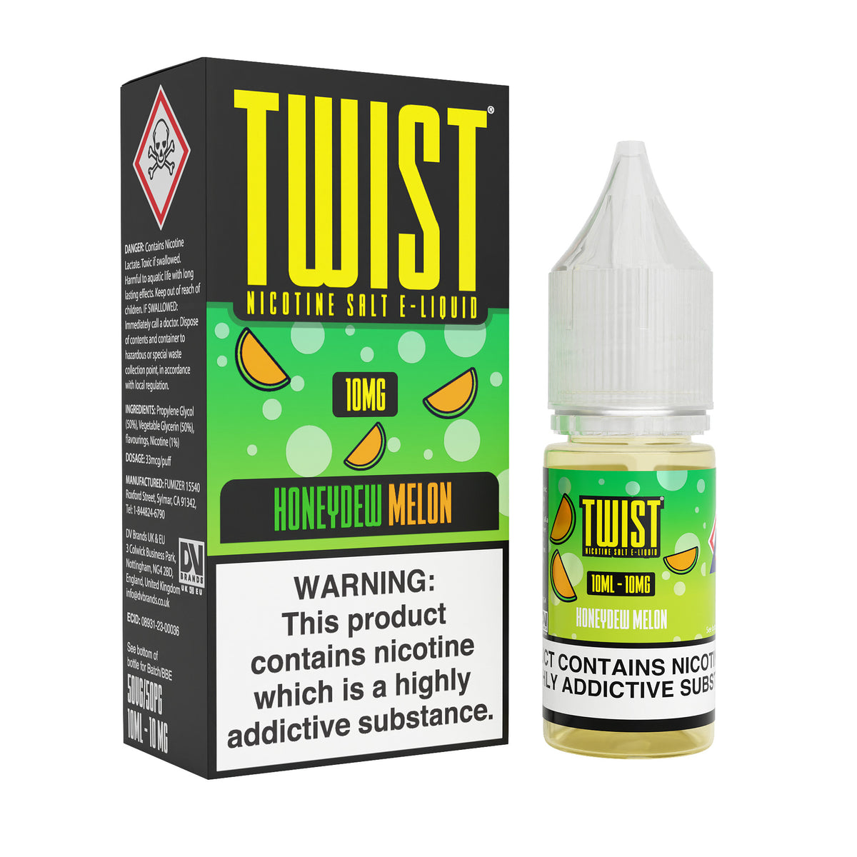 Honeydew Melon Nic Salt by Twist E-Liquid - Nic Salts UK