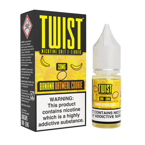 Twist Banana Oatmeal Cookie 10ml Nic Salt