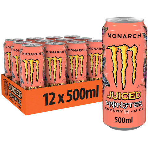 Monster Energy Monarch Cans 500ml 12pk (Shipping Restricted)