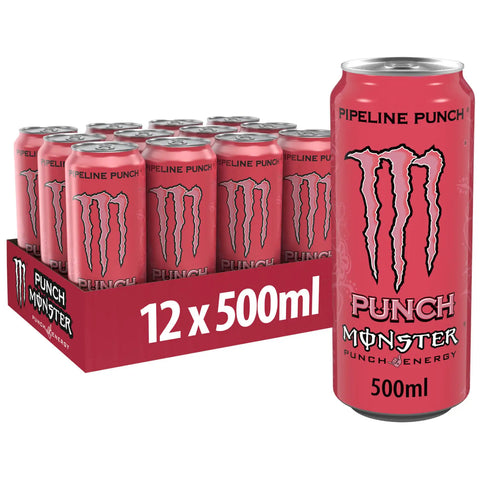 Monster Energy Pipeline Punch Cans 500ml 12pk (Shipping Restricted)