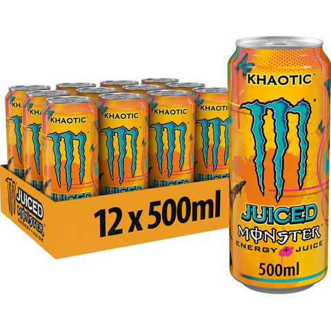 Monster Energy Khaotic Cans 500ml 12pk (Shipping Restricted)