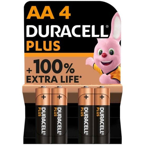 Duracell Plus AA Batteries 4pk